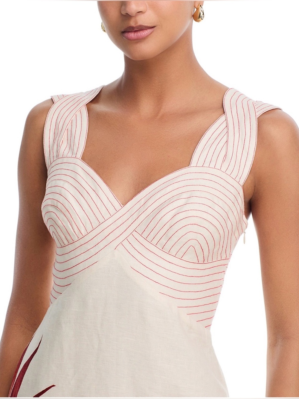 FARM Rio Strelitzia Linen Midi Dress - Picture 3 of 8